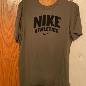 Mens Nike Olive Green Tee